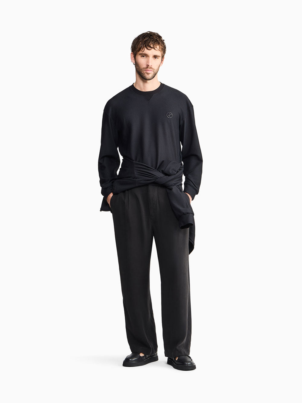 Giorgio Armani Round neck - Nero | ac7a1102f4128b626e05e73e3d81ef9377f84281