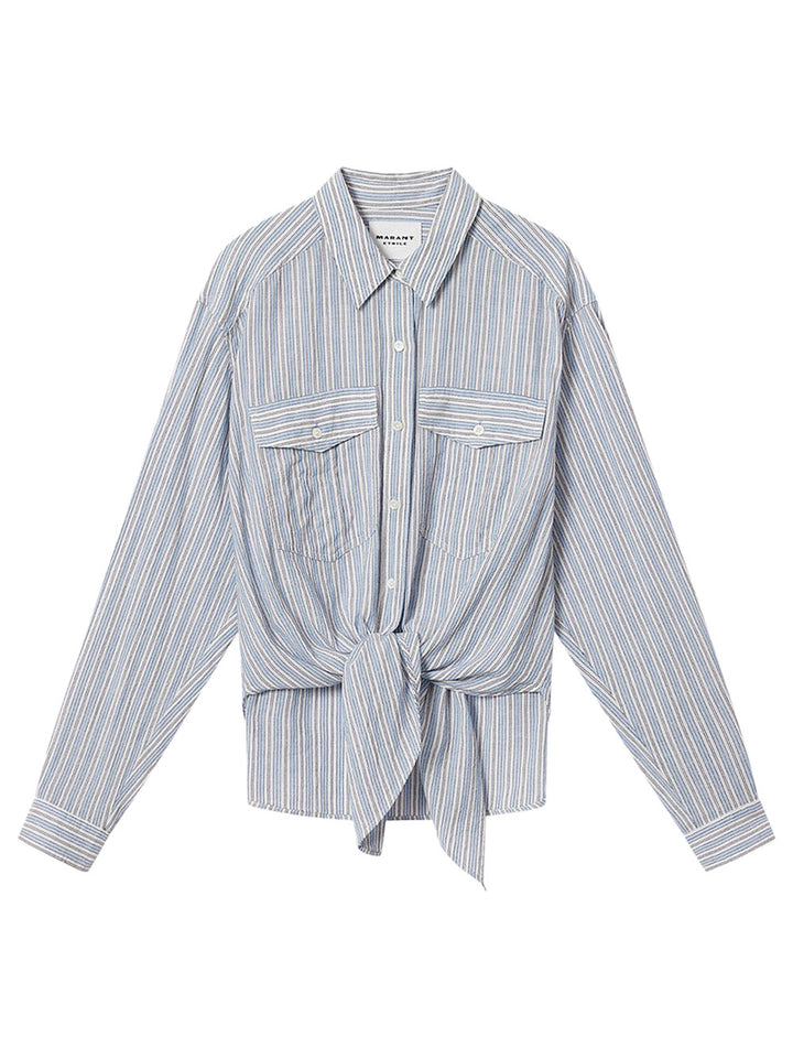 Marant ÉToile Striped - Blu | 09ee4d7143cbdd708afa415dde3ac978d4ae9b5c
