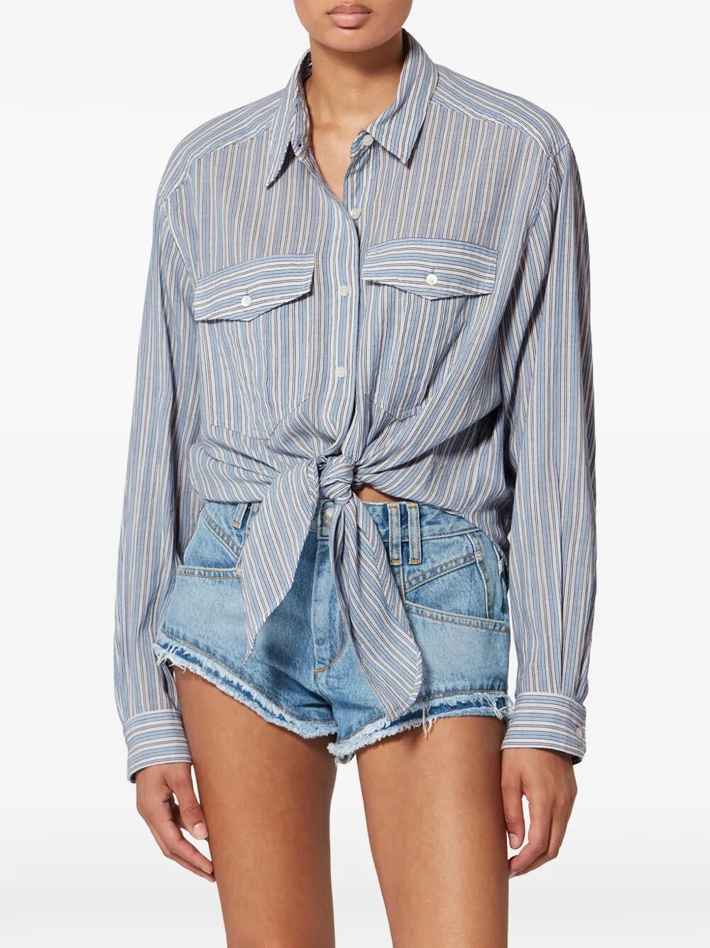 Marant ÉToile Striped - Blu | 0aa6ec669acd7384a87af42f1b754578aa48b6ca