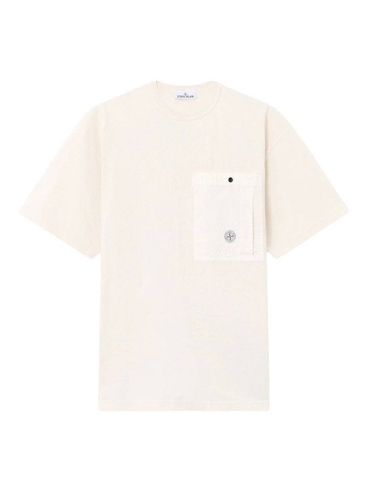 Stone Island T-shirts - Nude & Neutrals | bb5ce68e4d78bdc7be8ae8393af41c0d1d08021a