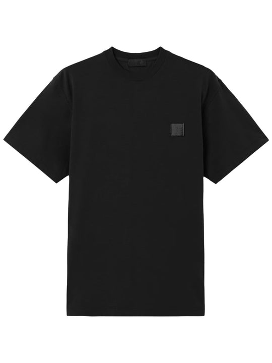 T-Shirt Slim Fit Con Patch Compass Tono Su Tono