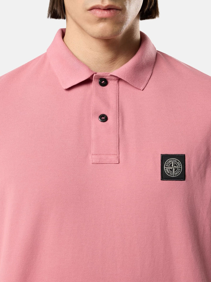 Stone Island Polo - Pink & Purple | 4cc2c09df32329beec0229aaf0b715c254690a26
