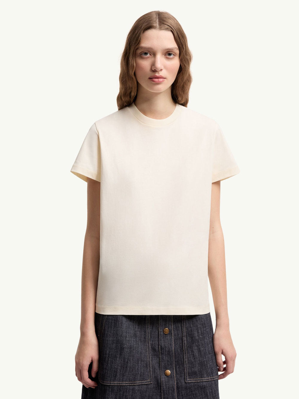 Moncler T-shirts - Nude & Neutrals | abf55508bc037fb1a5ada313351ff51de75f6ae8