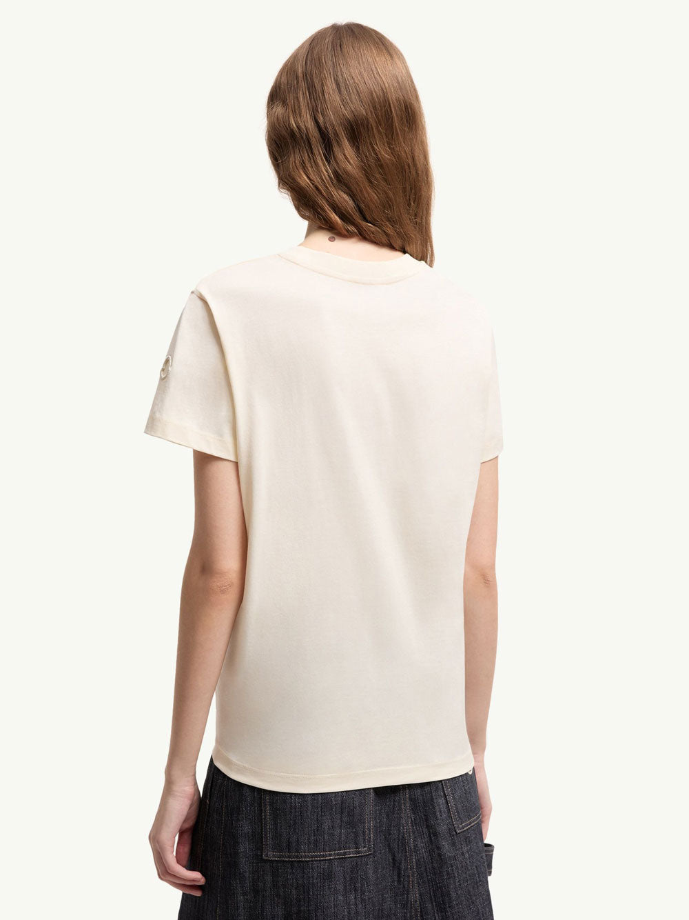 Moncler T-shirts - Nude & Neutrals | a42f71a161cd84521e9c17d19fc9f83413015ae3