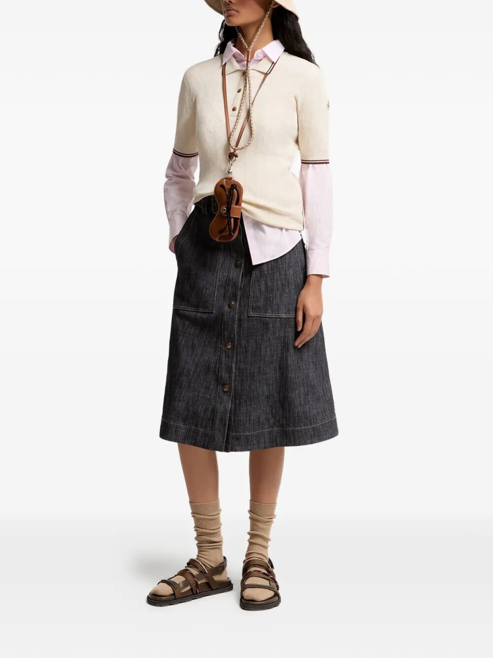 Moncler Polo - Nude & Neutrals | a637456b1507ad543459277c95a006102ebf1bcd