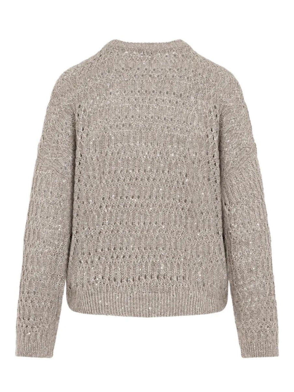 Brunello Cucinelli Pullover - Nude & Neutrals | 9488c9d84ca998a729b676d5261a67d27b53fe6a