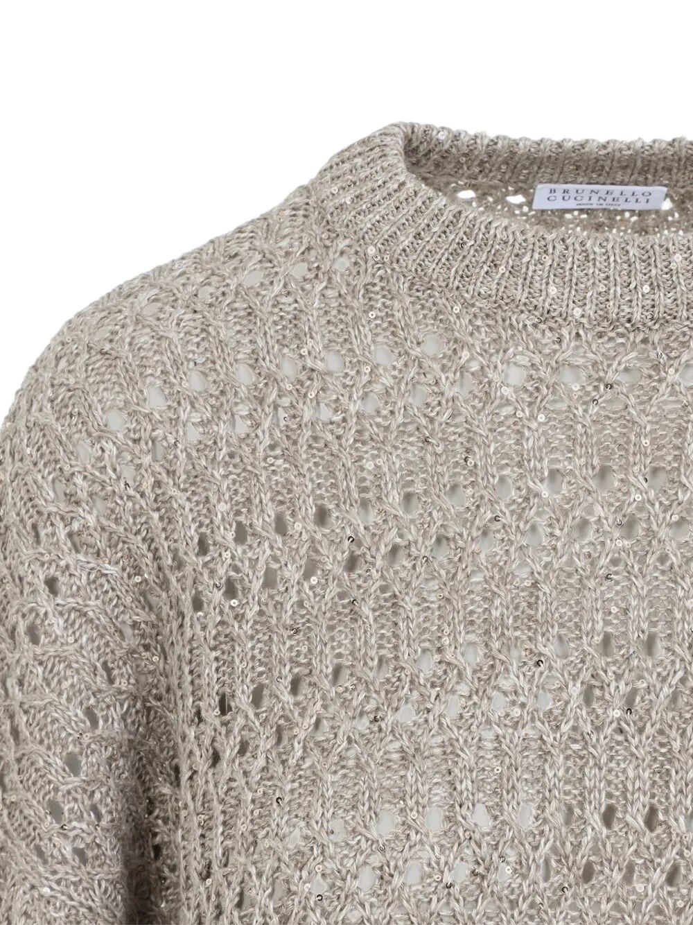 Brunello Cucinelli Pullover - Nude & Neutrals | 50a742f9cf7d1bf84e7c0013133629dc734c0d0d