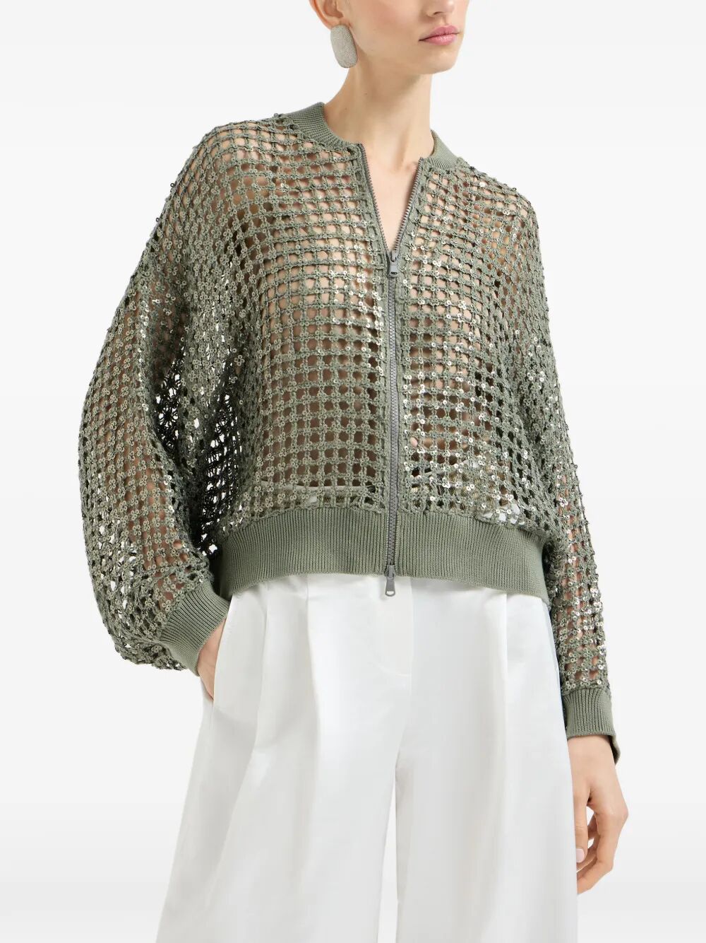 Brunello Cucinelli Cardigan - Verde | 52b20fbe845124cbddf73f8ec2a1a5440d1918d8