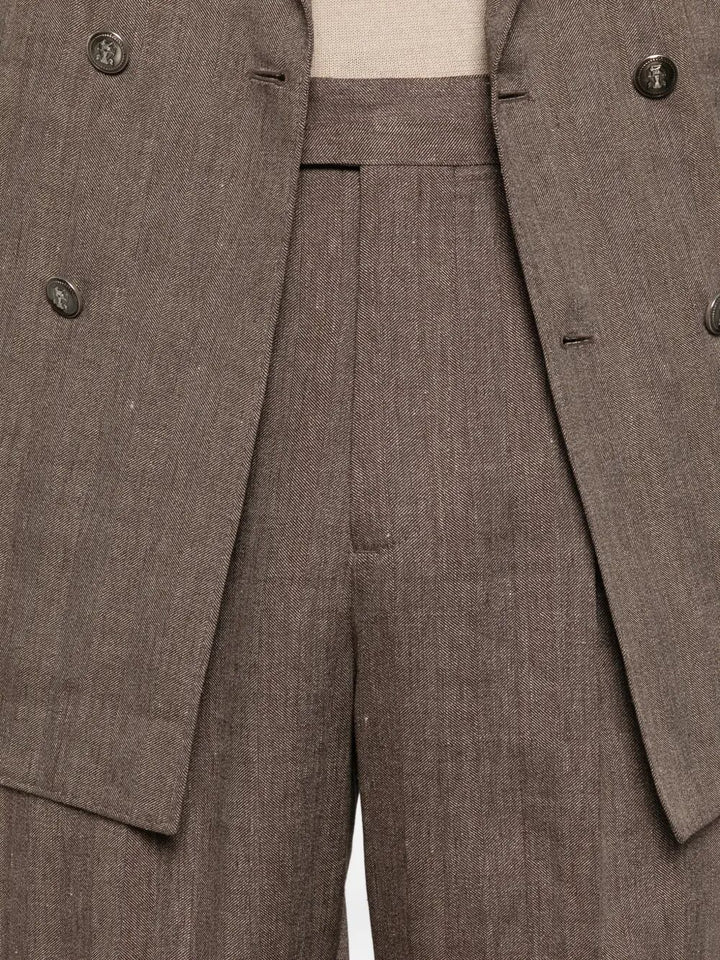 Brunello Cucinelli Single breasted - Marrone | 73390f39c6c6a718fcac114f725502e60acdf2af