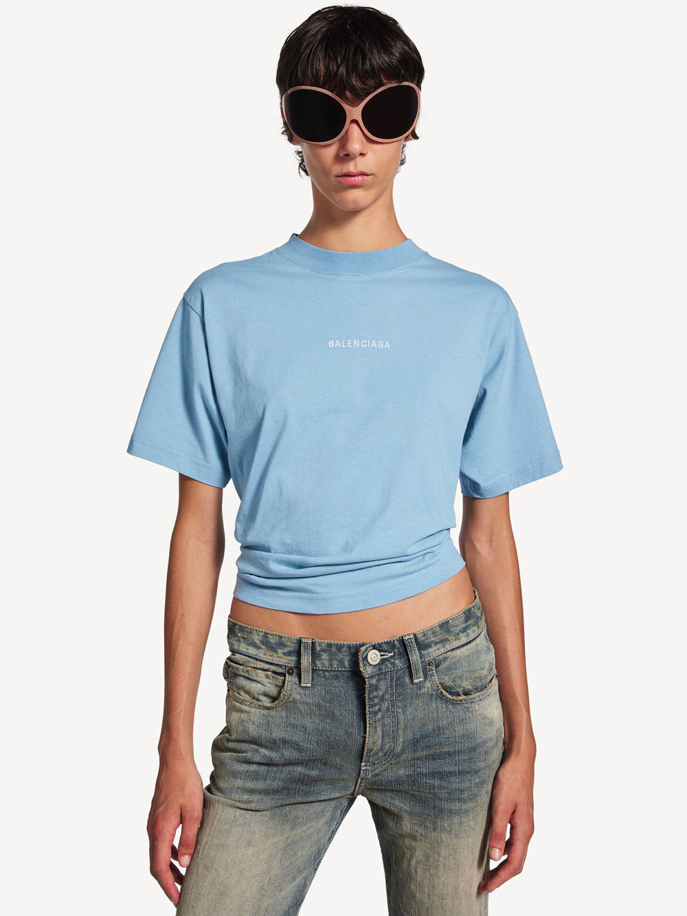 Balenciaga T-shirts - Blu | e1c9d4a009d7f25c367641da19d8c51e56512bbe