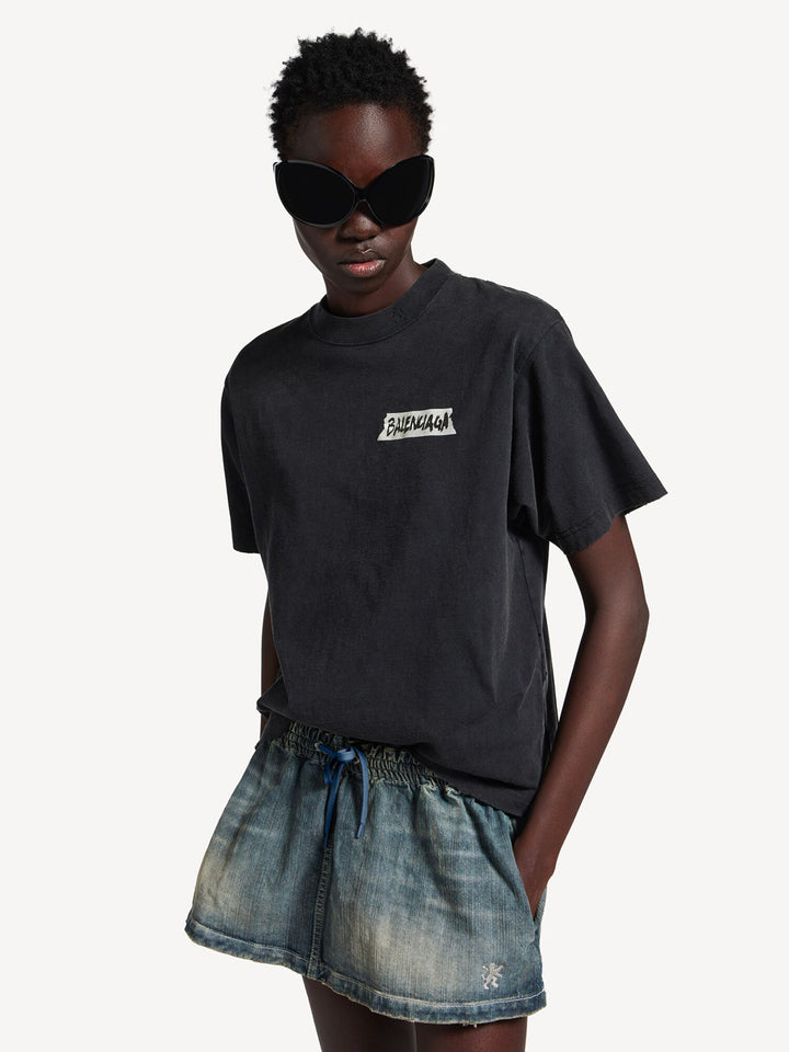 Balenciaga T-shirts - Nero | 44b7760d29d074f5c4b0cb3436708b74a0ccedb6