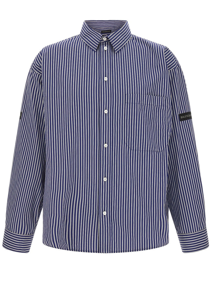 Balenciaga CAMICIA - Blu | aa67fbe0d725dc66e7c1d4874a9d3a497f70e134