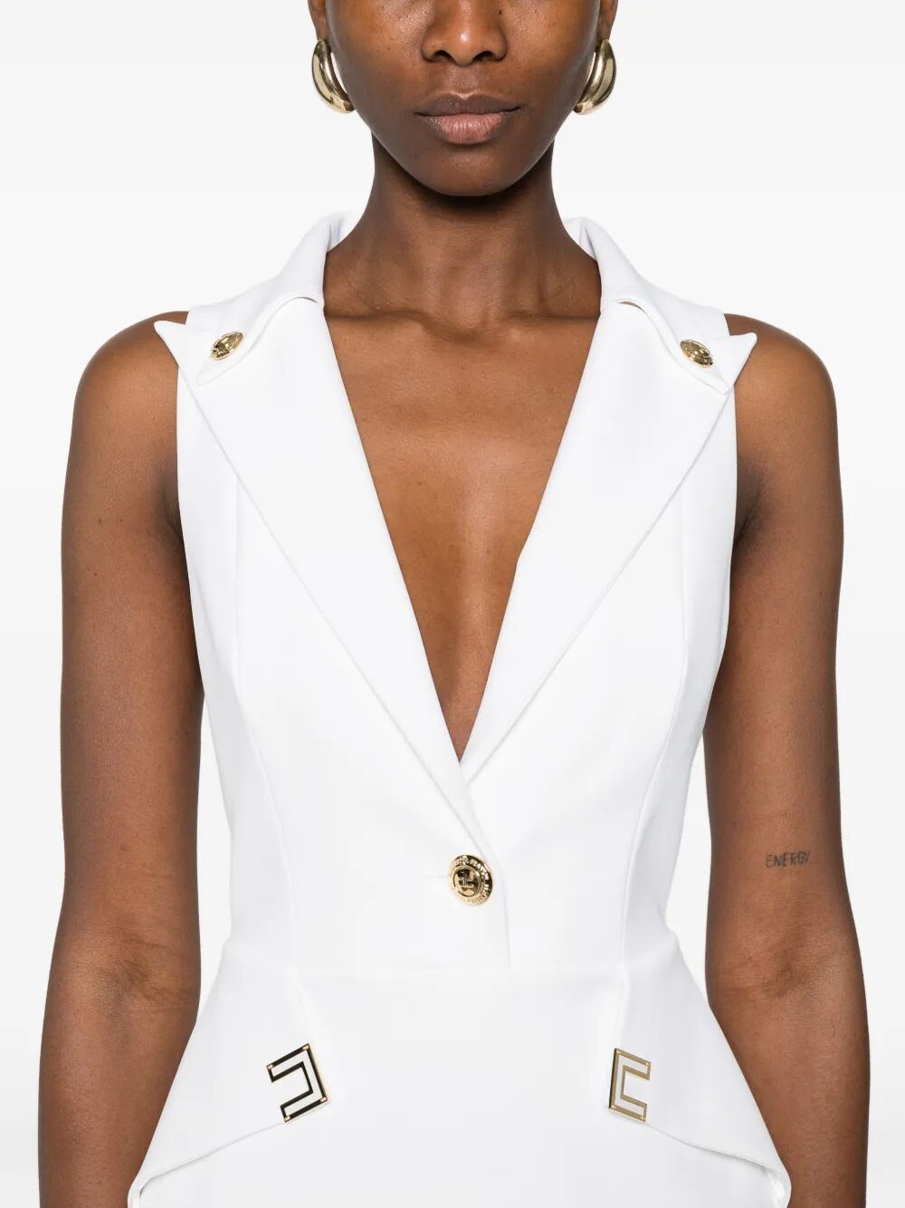 Elisabetta Franchi ABITO - Bianco | 98491f5b2c7757f5e3bdc01cfe9957d44e862464
