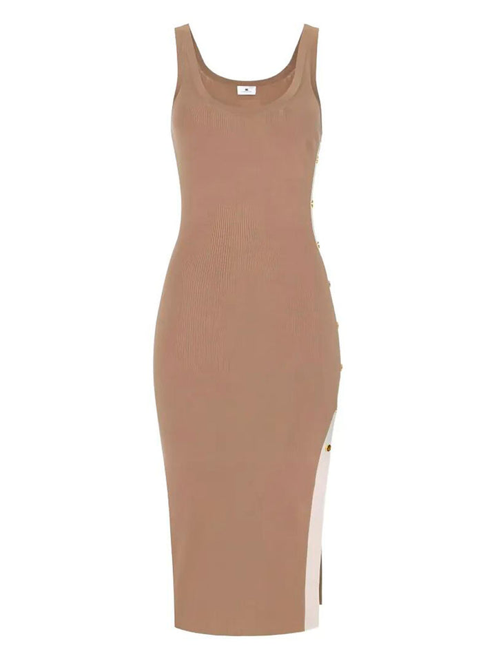 Elisabetta Franchi Midi dresses - Marrone | bb6124b1c1d71e7d3e5f4a522db9fd352168e03f