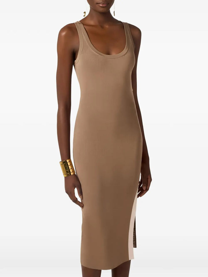 Elisabetta Franchi Midi dresses - Marrone | 66724077d956f27b67cb5e982b3f4b59e5f4a692