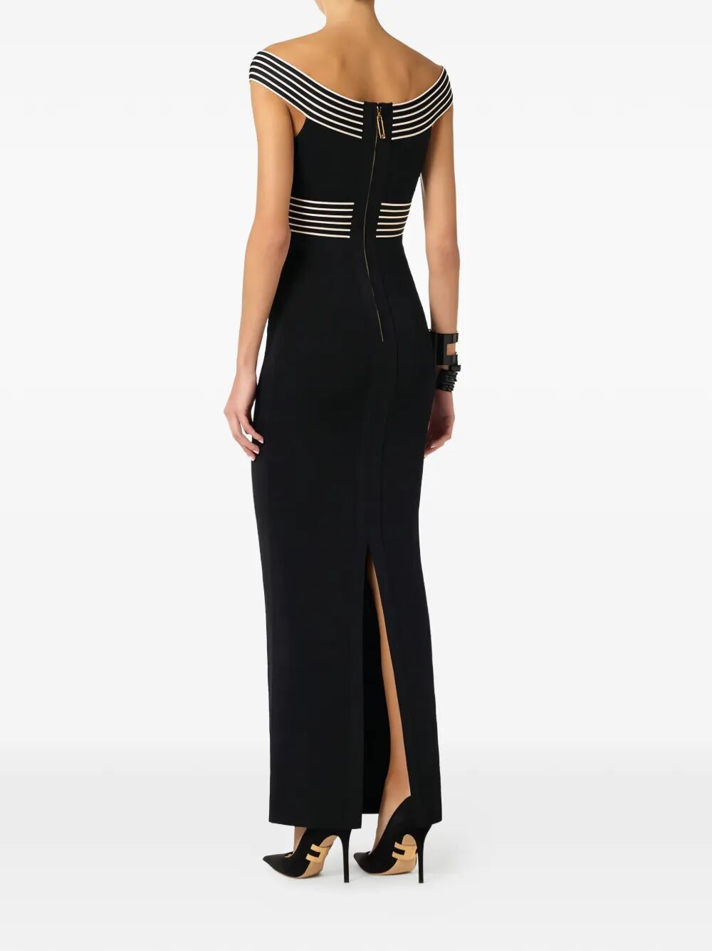 Elisabetta Franchi Long dresses - Nero | 99560509b483cc96556c527539c77de6e4ad192f