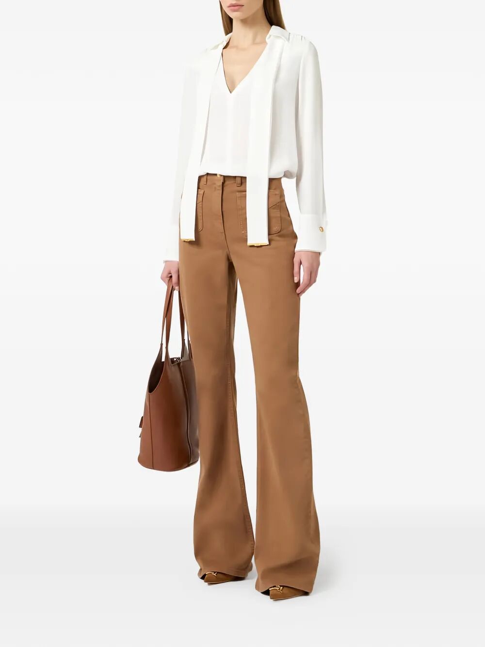 Elisabetta Franchi Plain - Bianco | a2b6d64939d54173c79f7ad15a40a4a8a9462319