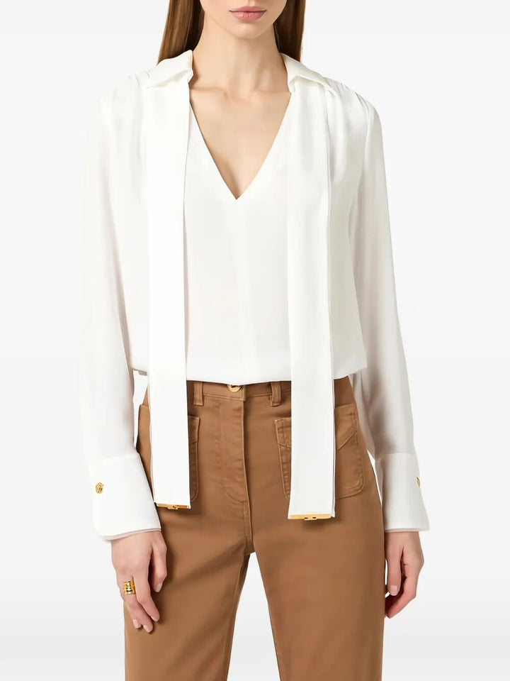 Elisabetta Franchi Plain - Bianco | 614aa84c873211cae78d1b26fde61410a3df0ba4