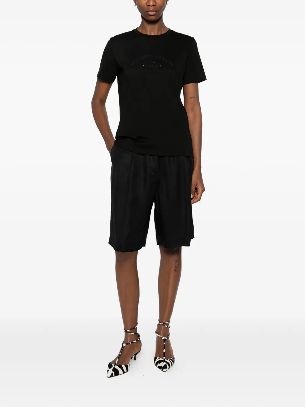 Elisabetta Franchi T-shirts - Nero | 1f10e4134bbd7ec3a655dd1e8e44258bb26b8513