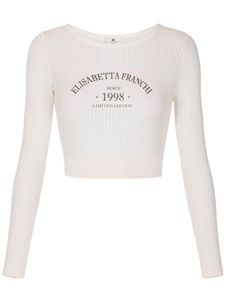 Elisabetta Franchi Top - Bianco | 832d0d04a102876ec6600977aa08d9f8be165b73