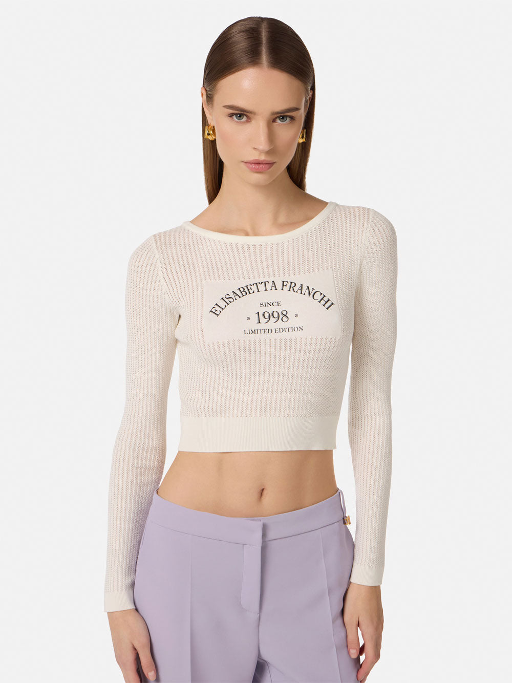 Elisabetta Franchi Top - Bianco | 5ecbafcd35b7b4aa75916281598c976371375f4c