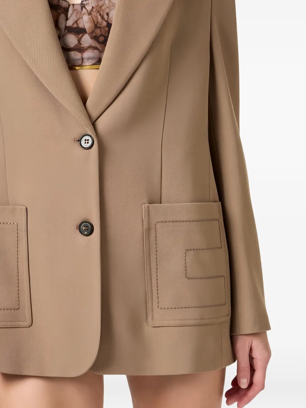 Elisabetta Franchi Blazer - Marrone | a52826f926bb95c4b167d6dd73b2500acedcd5c9