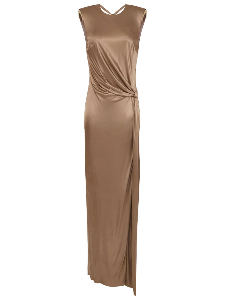 Elisabetta Franchi Long dresses - Marrone | 244505f5289d2945179afc3c1348364a1dfe5bcd