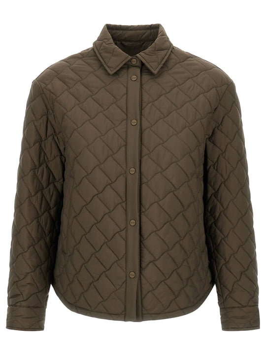 Giacca Trapuntata Impermeabile In Ecoage