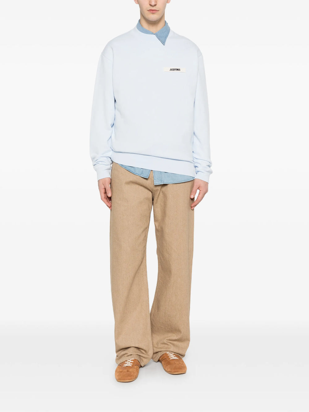 Jacquemus Round neck - Blu | 23350d0e8e20f7e472fb60f8924cc3aed6783a06