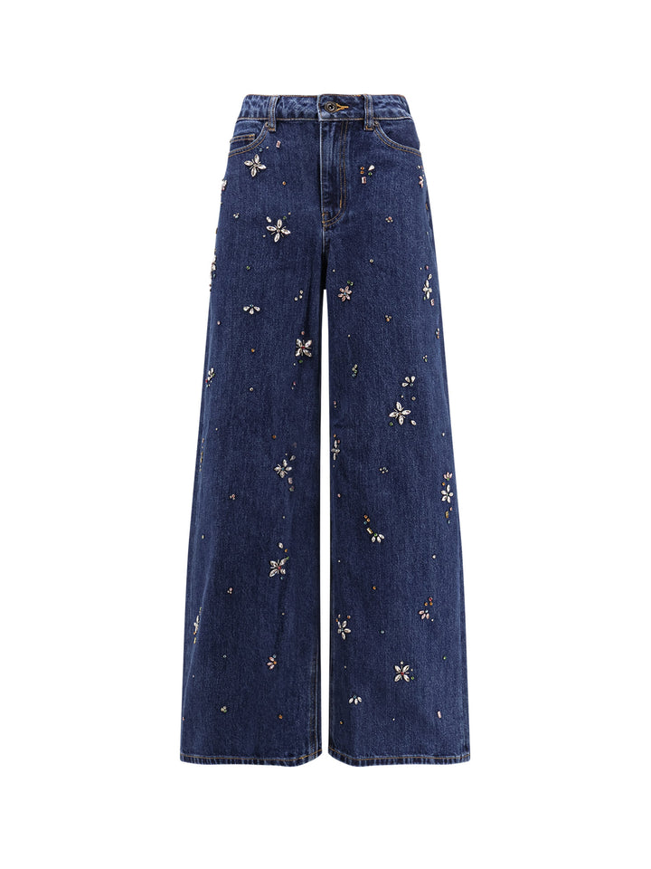 Self Portrait Jeans - Blue and green | b80a83401c6a5e47f8bf0118a4ff7744bfe20bba