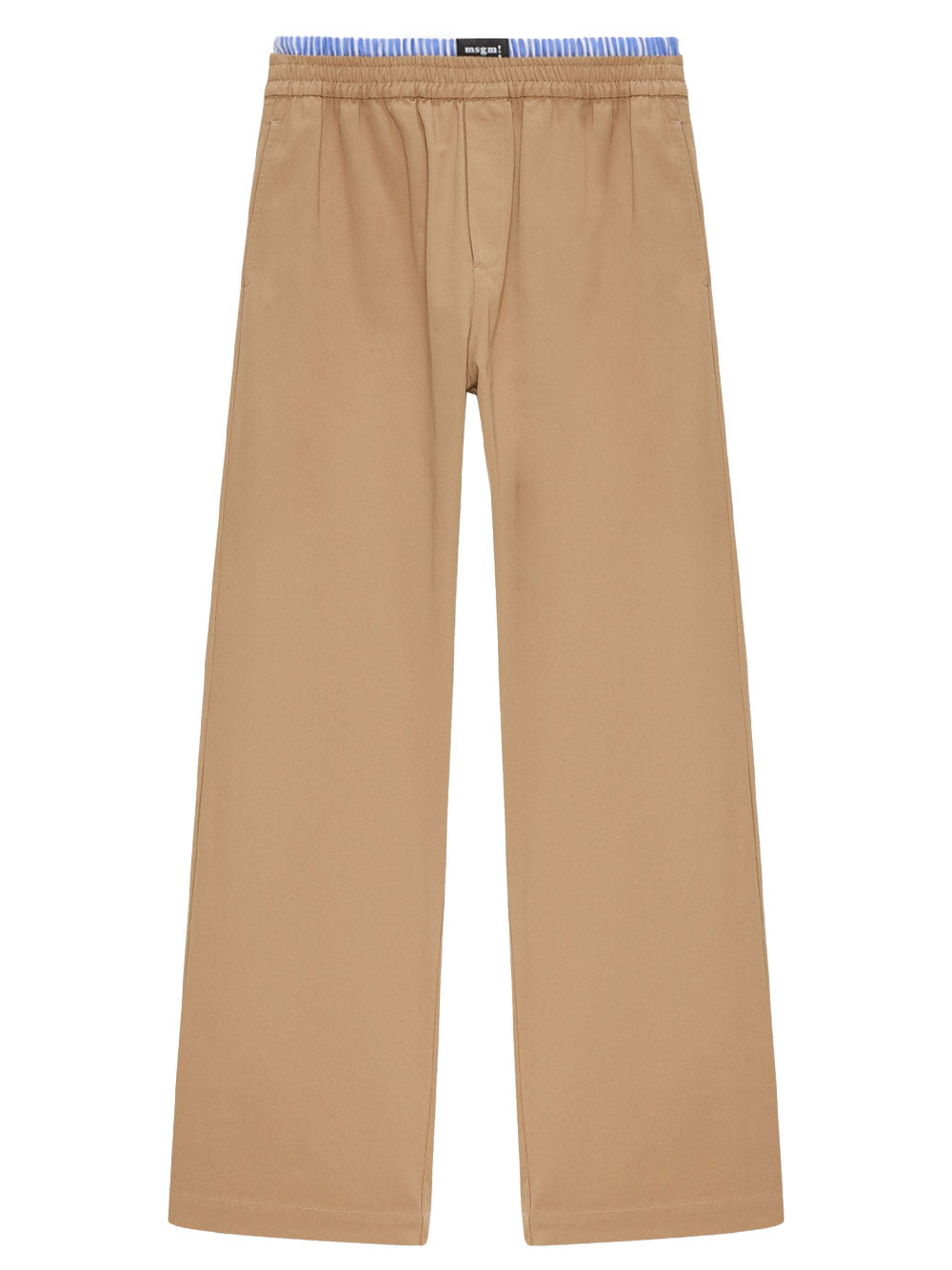 Msgm Wide leg - Nude & Neutrals | 25083e32acf05e94a3c0cc975502ee27e021733b