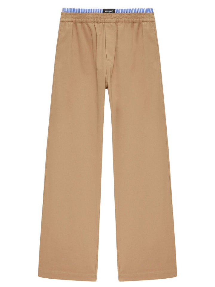Msgm Wide leg - Nude & Neutrals | 25083e32acf05e94a3c0cc975502ee27e021733b