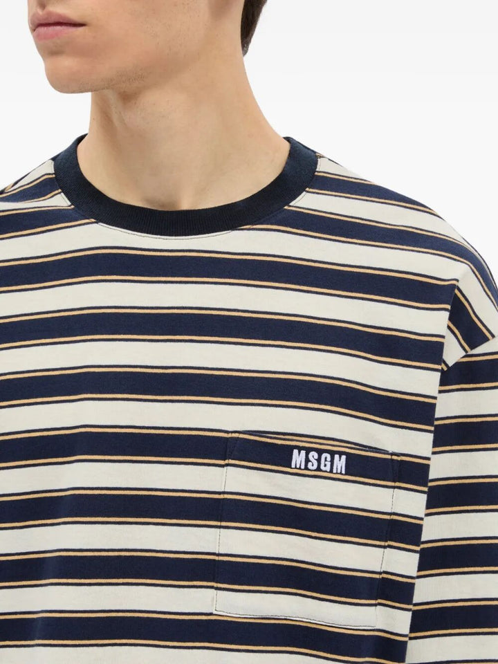 Msgm T-shirts - Blu | 3a60add80cd4c8bcdac7f6e6d631c800e0ea4e8f