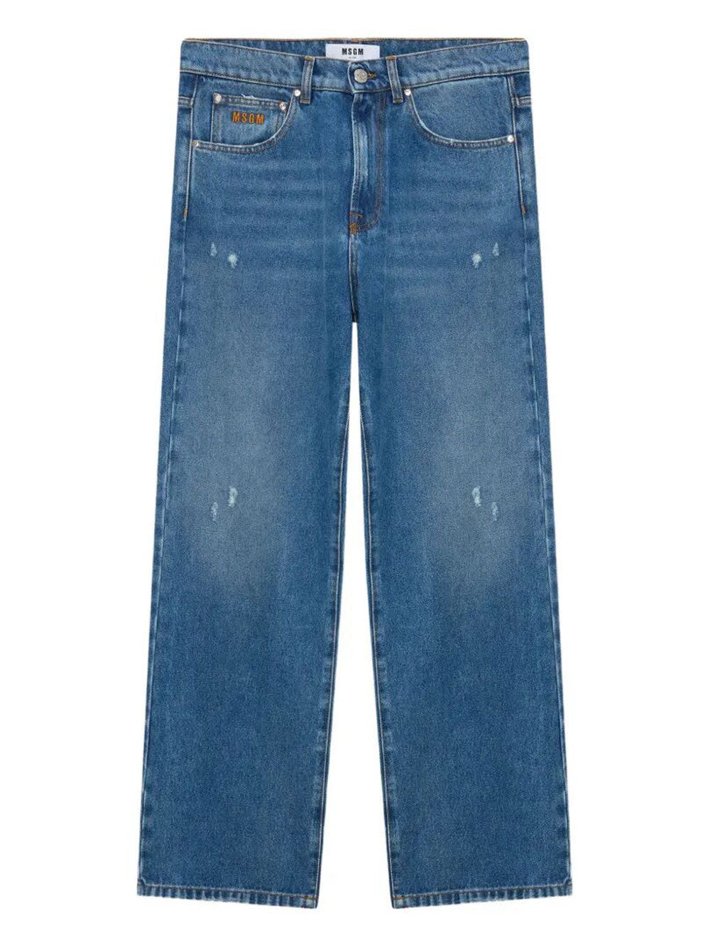 Msgm Straight leg - Blu | 95316d9e5a389e85b327c3f5b3fc7214bd87deab