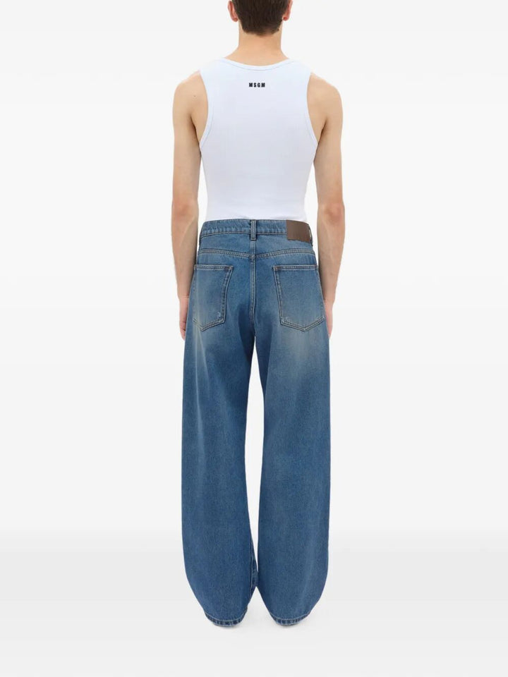 Msgm Straight leg - Blu | 7a84739b5f18ab847e3678179b649deb80dd6b63