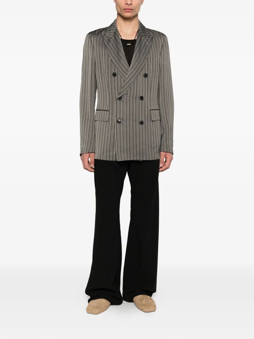 Dries Van Noten Blazer - Grey | 7b4d49cbd92f8a72a1bb2bcfc2f234879c6e1a71