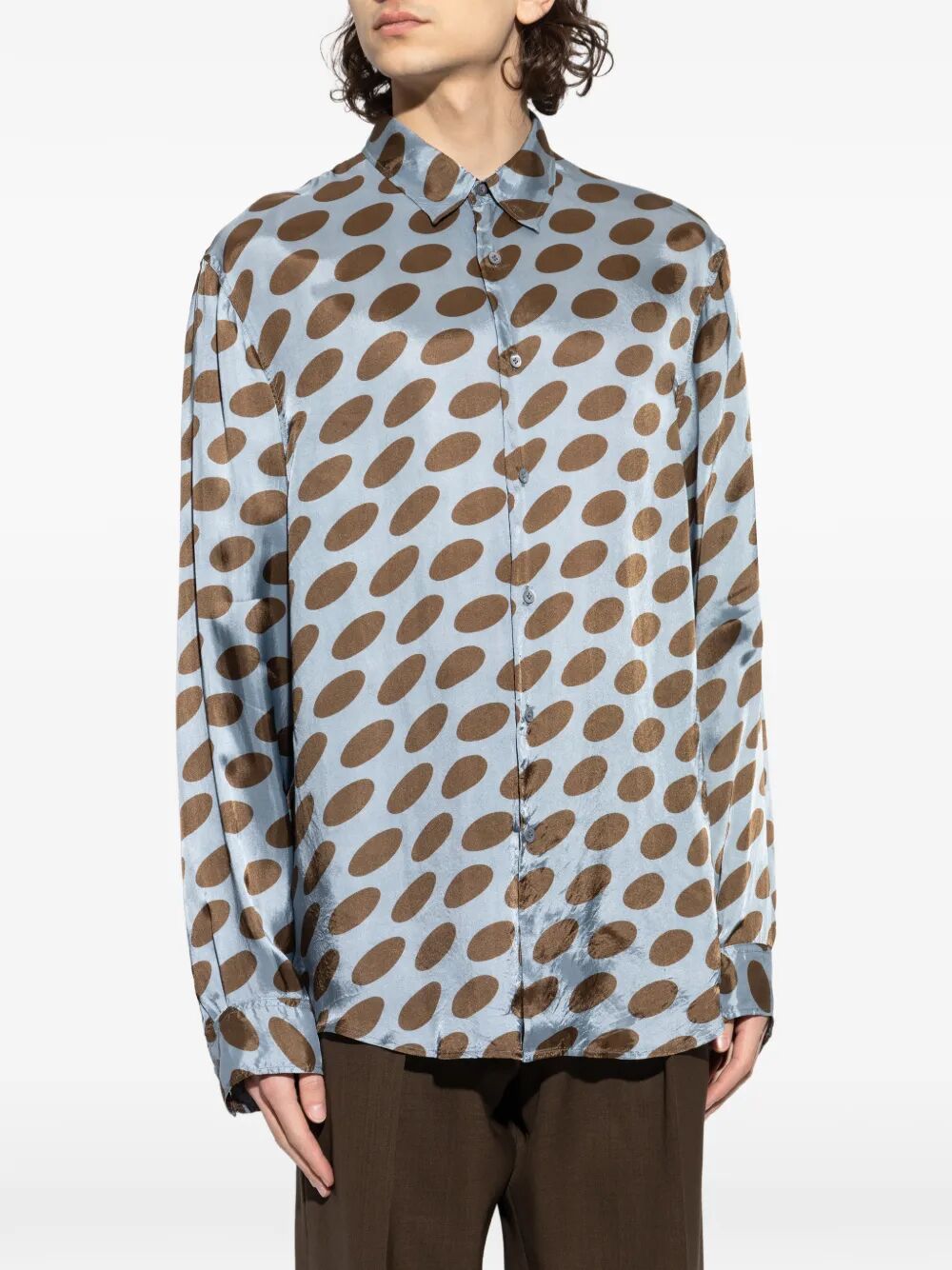 Dries Van Noten Shirts - Grey | 2c30d1de2f0fc54bb3f8e4fea22a50c89355b3db