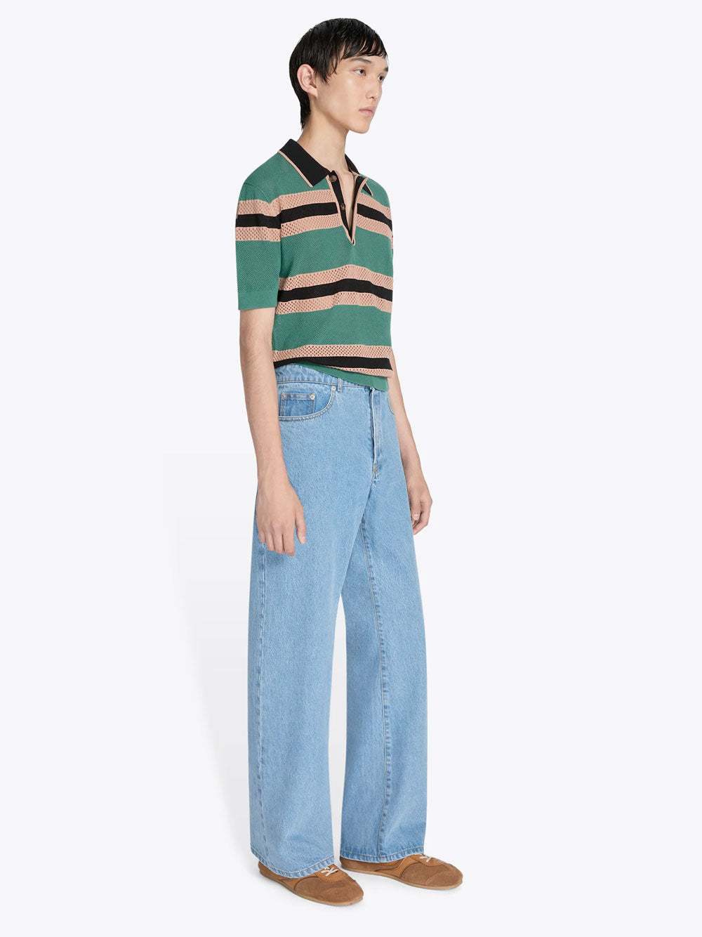 Dries Van Noten Polo - Verde | 09b788e9e50f293e84ae648437c208f41da40995