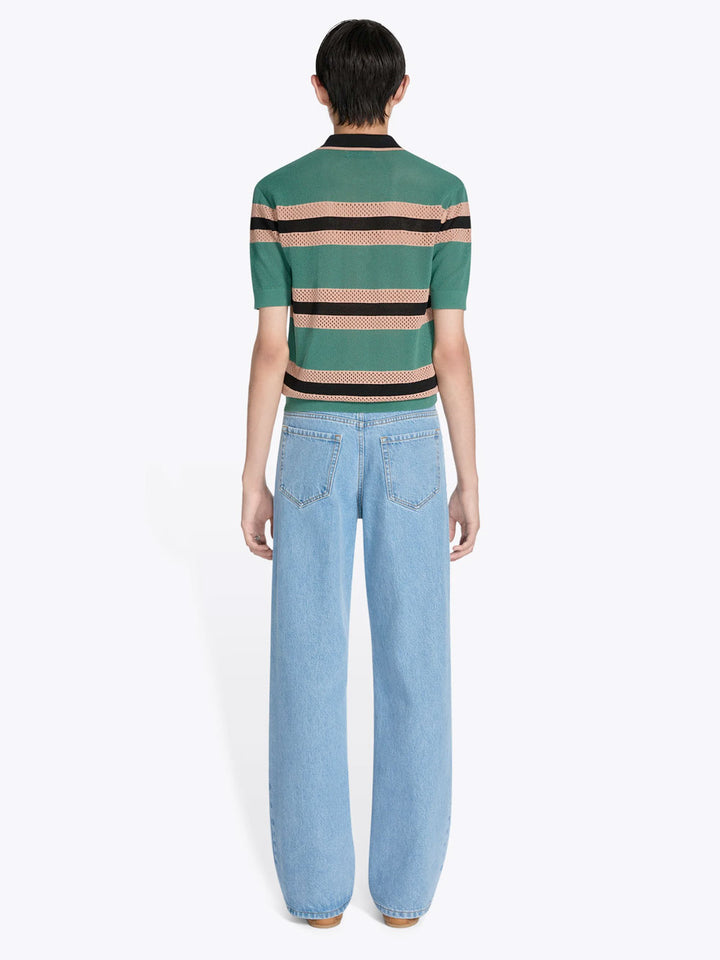 Dries Van Noten Polo - Verde | 28315288b14830ad7f882a6ed05a3be19cfa8585