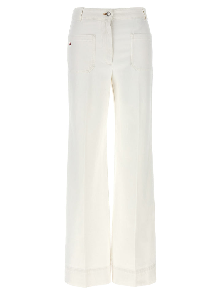 Victoria Beckham Alina Jeans - Bianco | faa0e1a3803755f8fa791e0e5485546e29392fb6