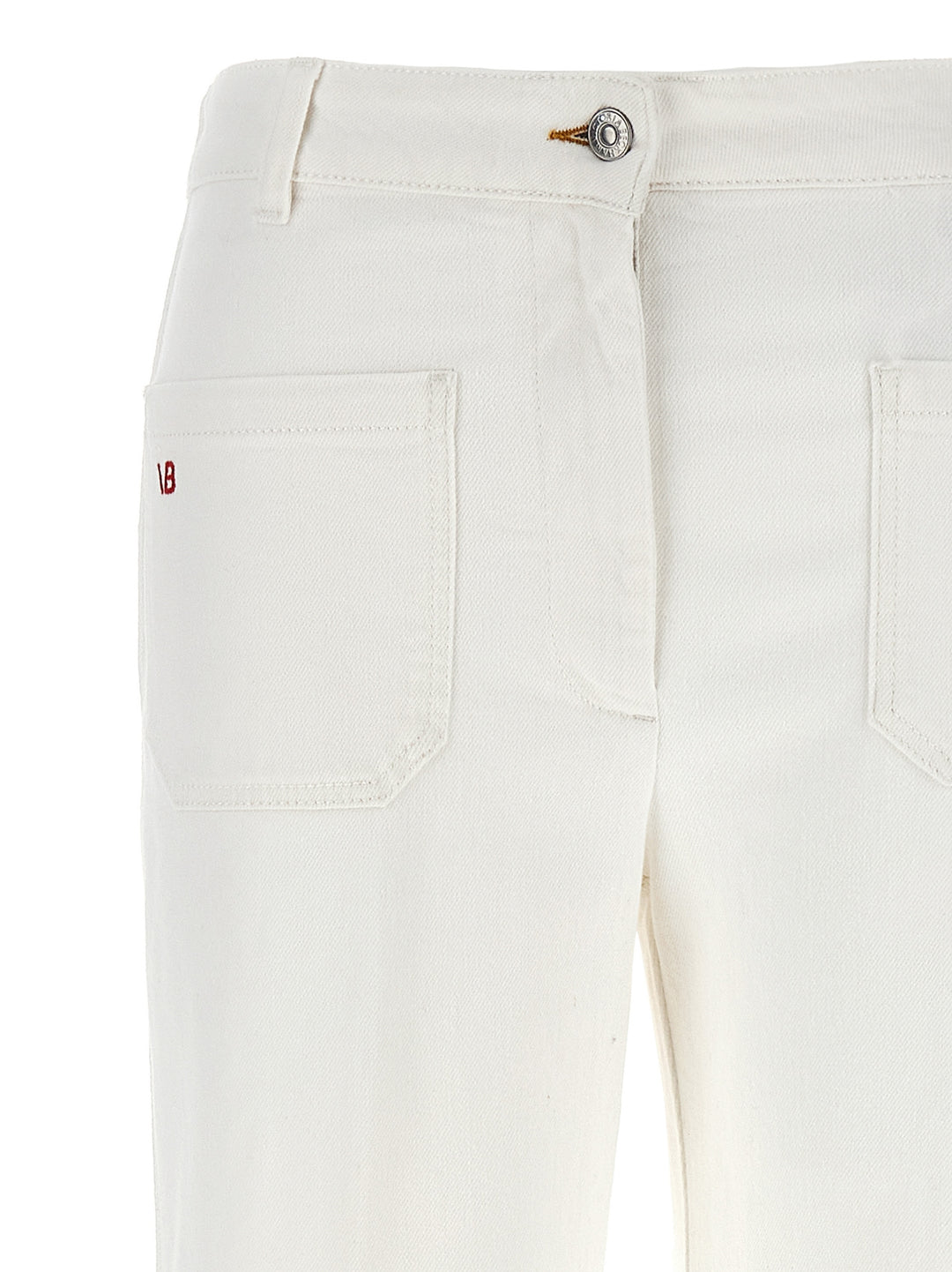 Victoria Beckham Alina Jeans - Bianco | 1401297f7ad7a374d1f216a16337bed0cb991c1a