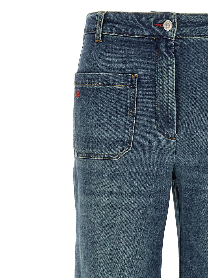 Victoria Beckham Alina Jeans - Celeste | ed317d0a51e80212147d798ecd5100a4afee1ac2