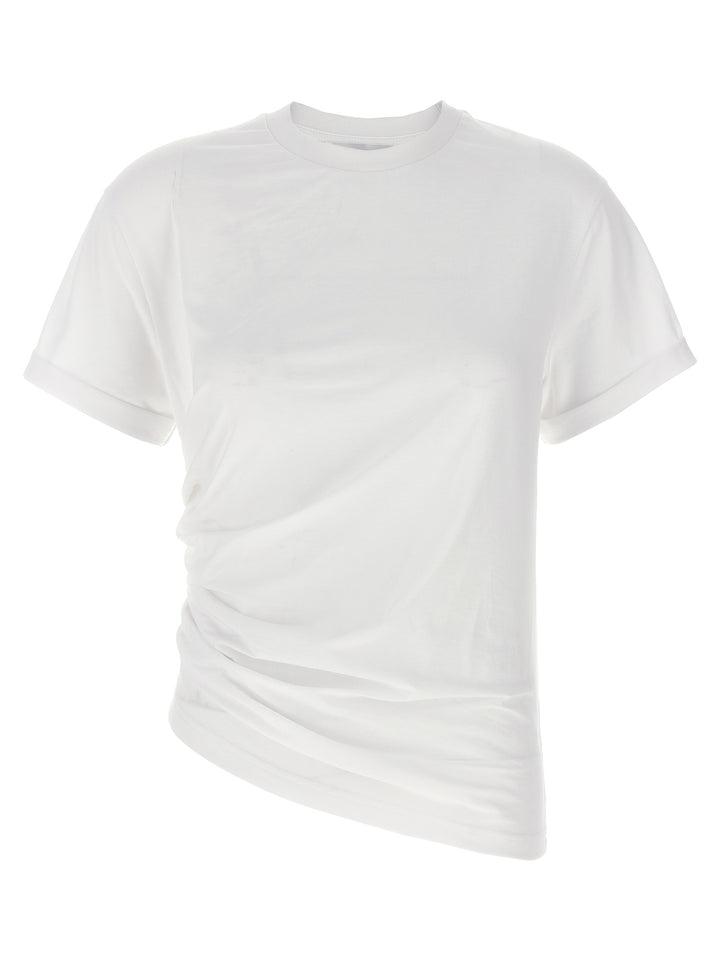 Victoria Beckham Gaathered T shirt - Bianco | 523c2f8fb12f3c116c71be515b430b0ee5e498e2