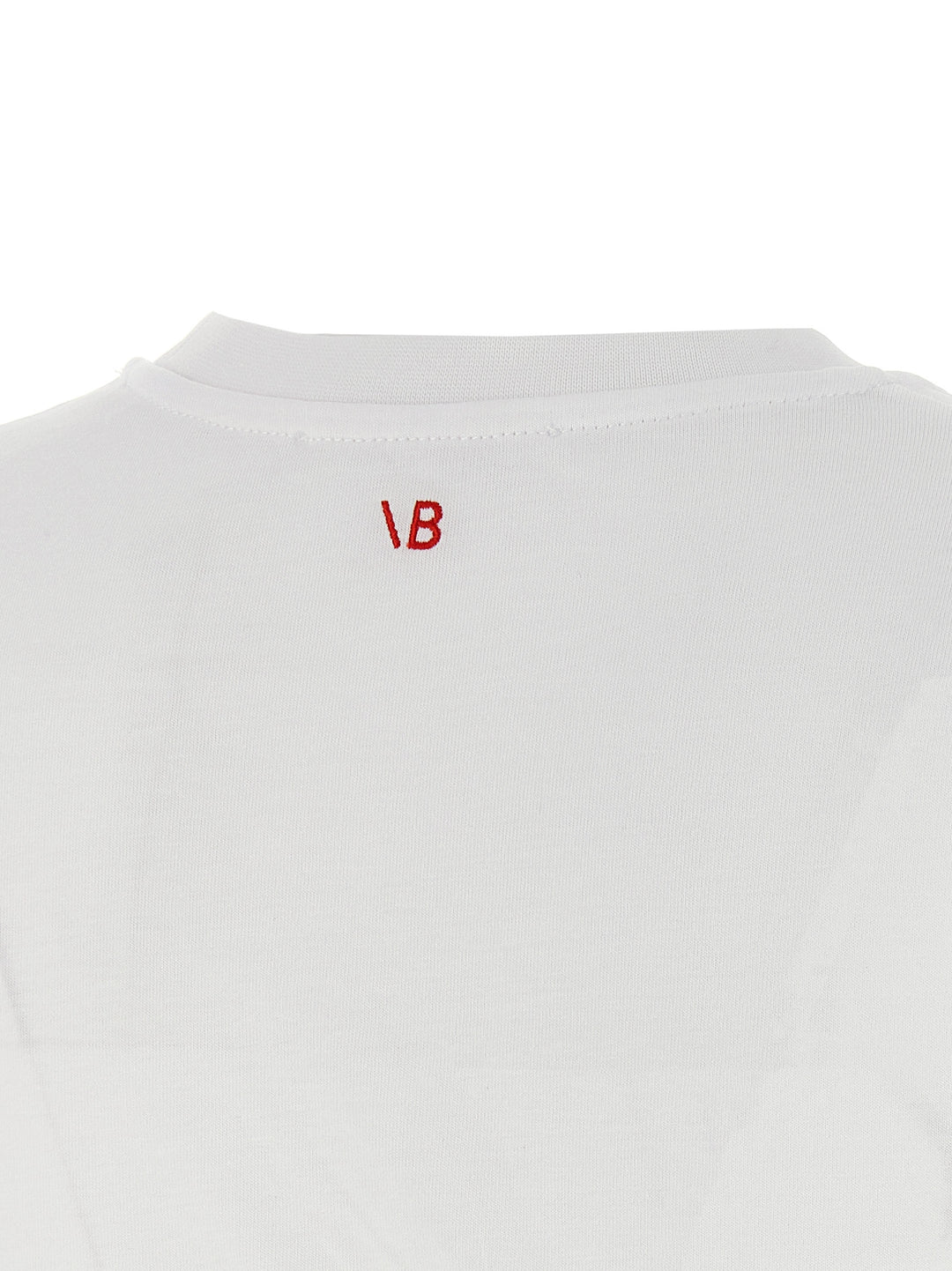 Victoria Beckham Gaathered T shirt - Bianco | 21698ba9b5aa345391d1958783b679b48d95c15c