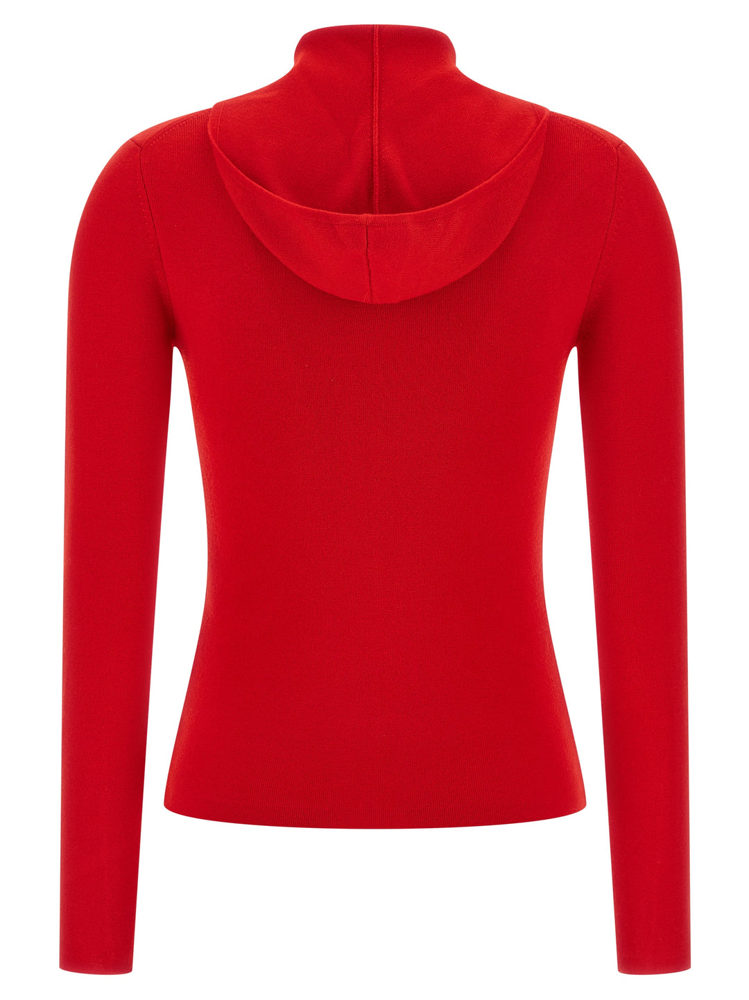 Victoria Beckham Hooded Cardigan Maglioni - Rosso | 666c2eace6fe0d559830af542fb81cb2e1c96560