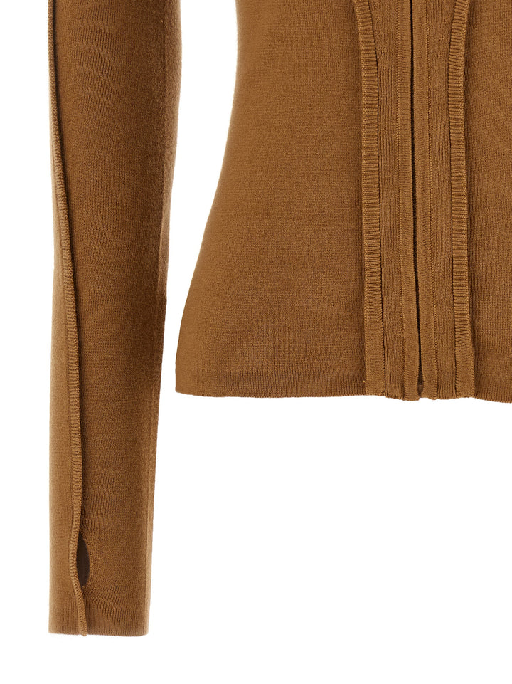 Victoria Beckham Piping Top - Beige | e41a2335eaa998677ac9f939596fcfa0f21663a4