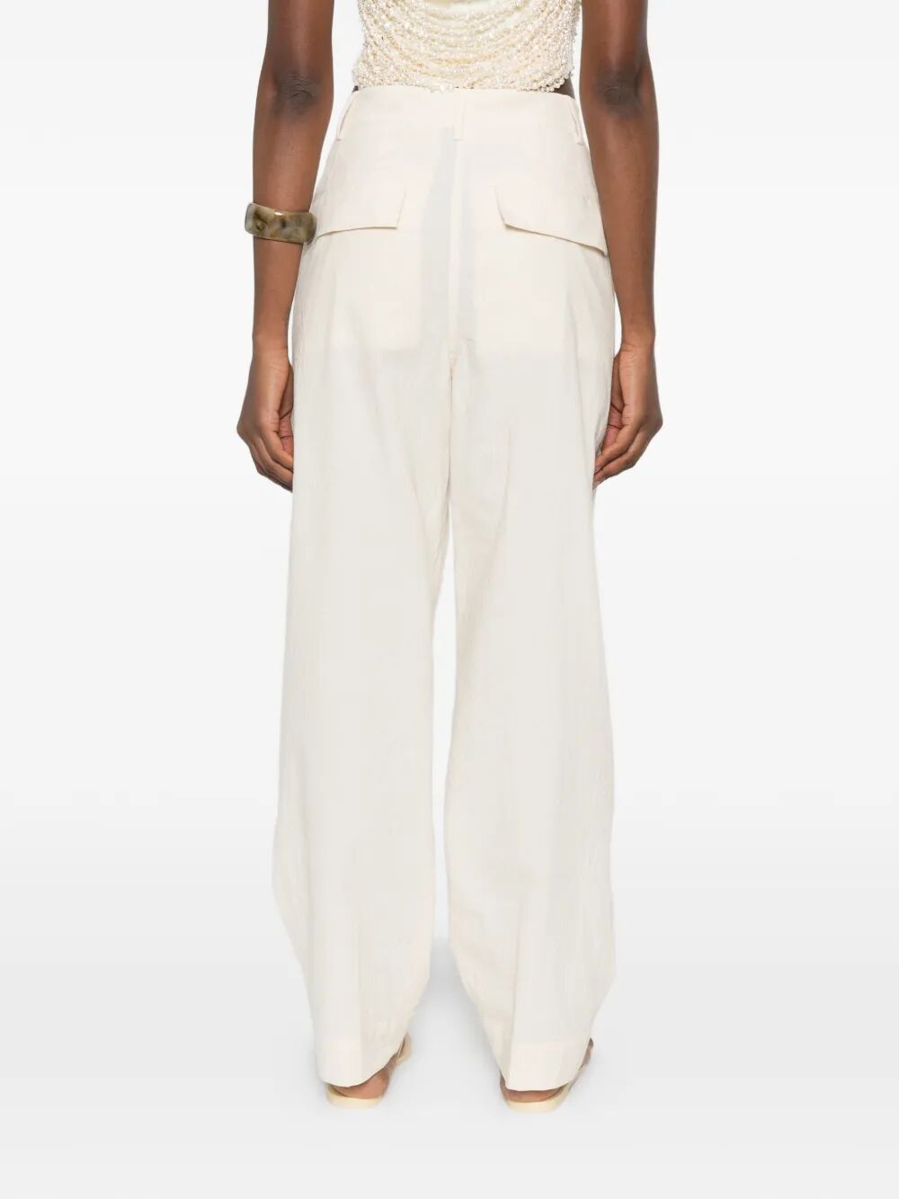 Dries Van Noten Wide leg - Nude & Neutrals | 5af483dc0c783e4622b32238045f0310b8edfda5