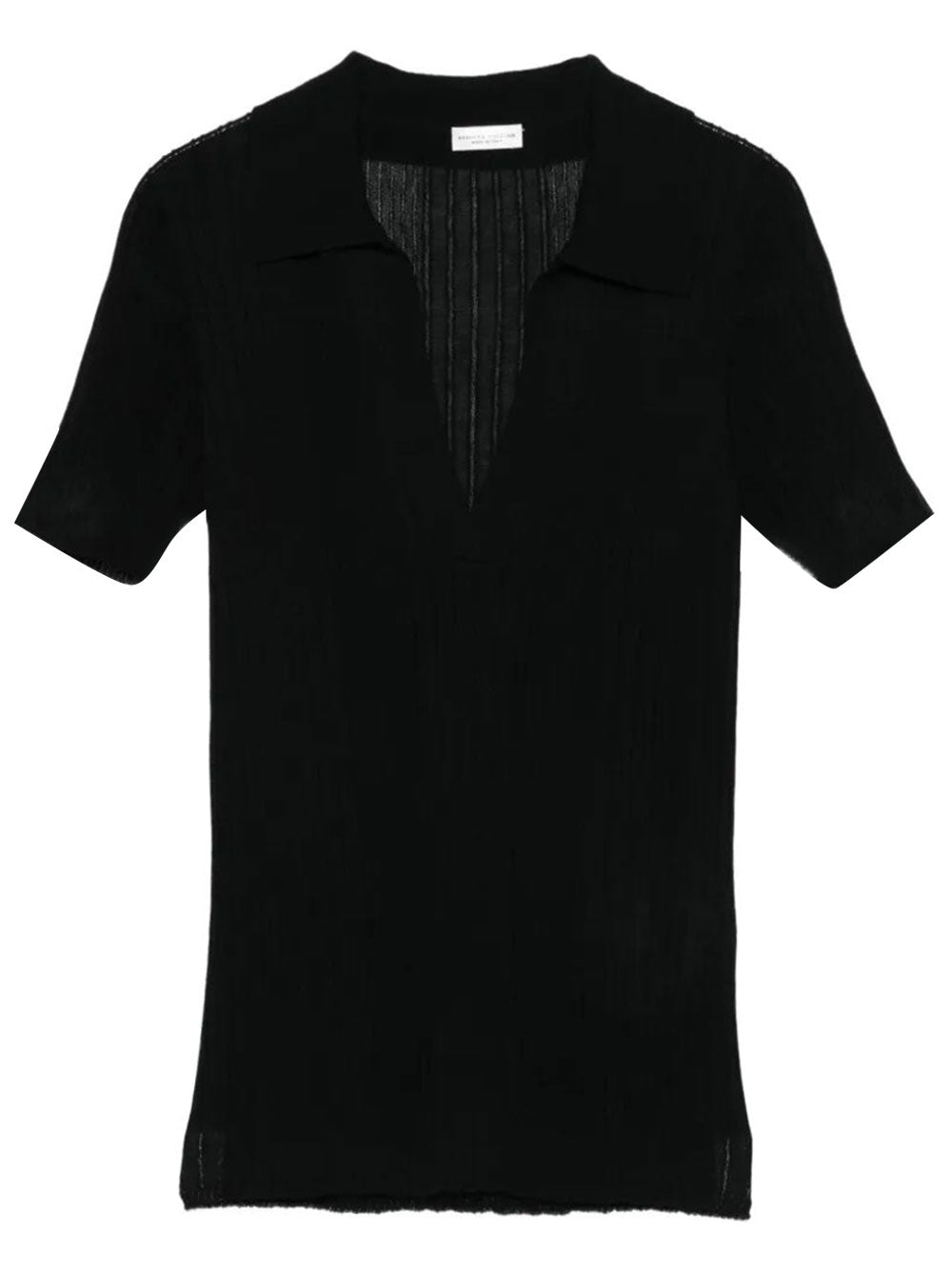 Roberto Collina Polo - Nero | a0c7cc4db3f47ebdff5c81d91b66d267f6e9a36f