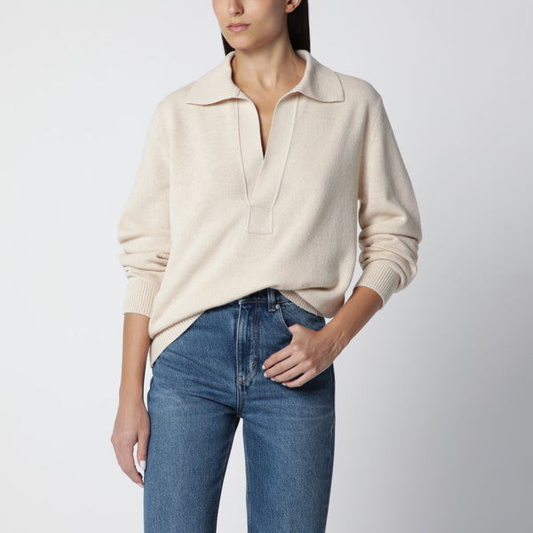 Genevieve Sweater In Elderflower Cashmere Blend