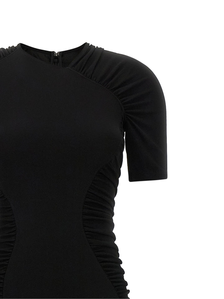 Victoria Beckham Curling Dress Abiti - Nero | 391061a5b9c95cb56e5f3dbf7672f0b5c6685f44